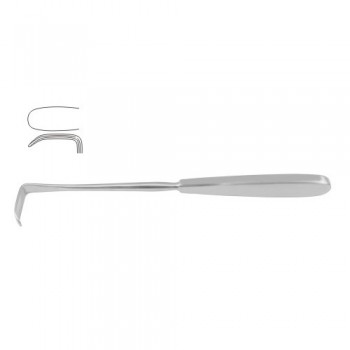Langenbeck Retractor Hollow Handle Stainless Steel, 22.5 cm - 8 3/4" Blade Size 30 x 14 mm